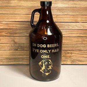 64oz Amber Beer Growler - In Dog Beers I’ve Only Had One | New With Tags